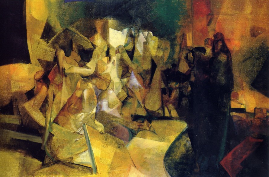 L'acte des apôtres (huile sur toile, 1992)