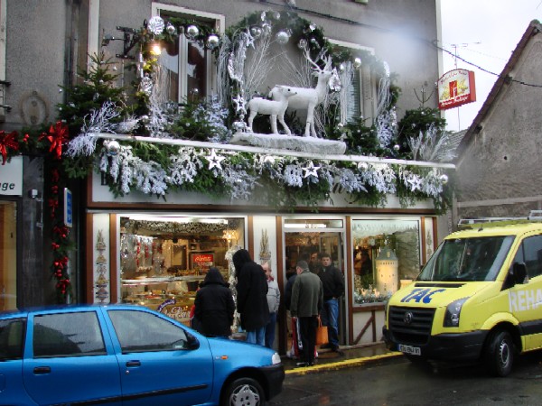 La maquette de la Tour de Guinette, exposée au Fournil d'Autrefois, en décembre 2007.