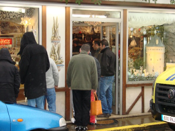 La maquette de la Tour de Guinette, exposée au Fournil d'Autrefois, en décembre 2007.