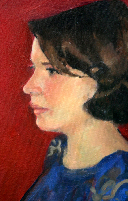 Portrait en rouge