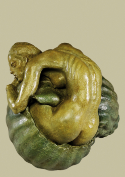 Femme Cyprès (bronze, 36 X 34 X 34 cm)