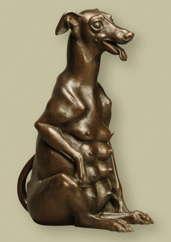 Yeva: Goldy (bronze, 47 X 20 X 23 cm)