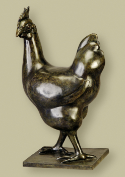 Yeva: La Bresse gauloise (bronze, 52 X 22 X 21 cm)