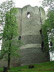 Le donjon vu de l'ouest-sud-ouest