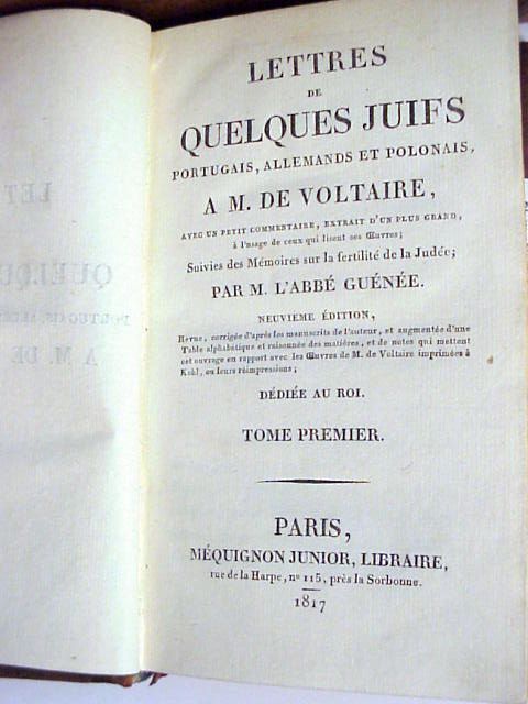 Titre de l'édition de 1817