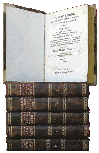 Edition italienne de 1823 en 6 volumes
