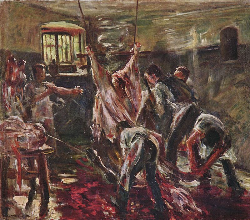 Lovis Corinth: Im Schlachthaus, 1893