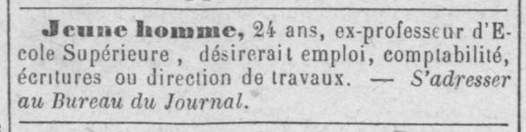 Annonce anonyme (1888)