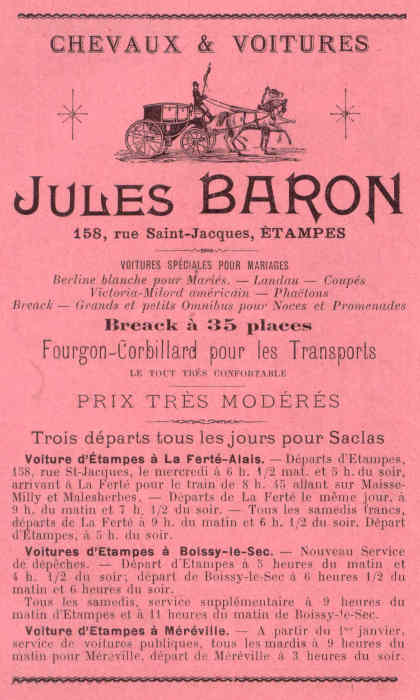 Réclame pour Jules Baron (1898)