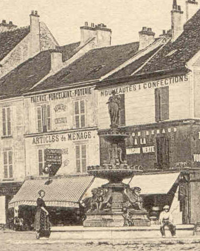 Boutique de Bartaut vers 1931 (carte postale Jolivet n°2)
