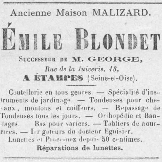 Réclame Blondet (1888)
