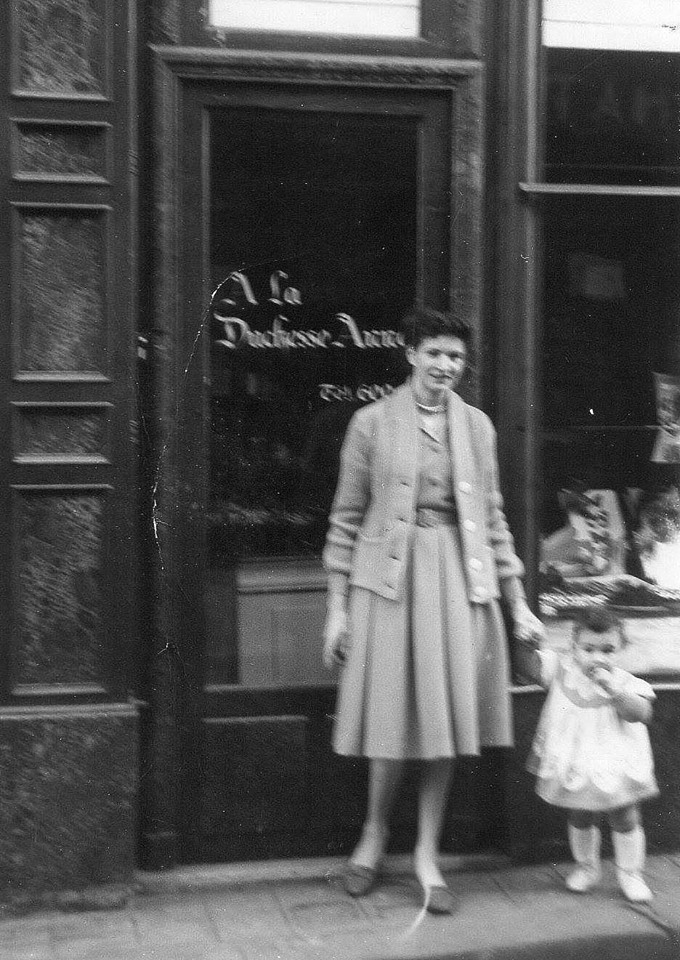 La confiserie A la Duchesse Anne en 1960