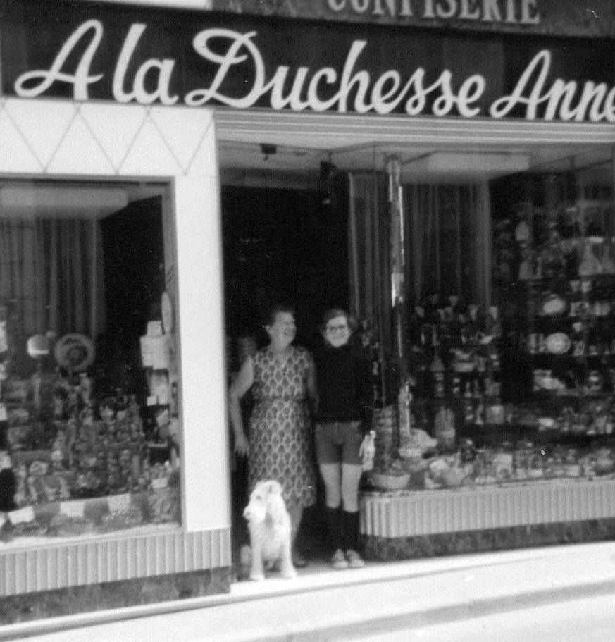 La confiserie A la Duchesse Anne en 1972