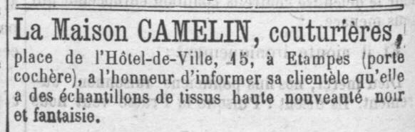 Réclame Camelin (1888)
