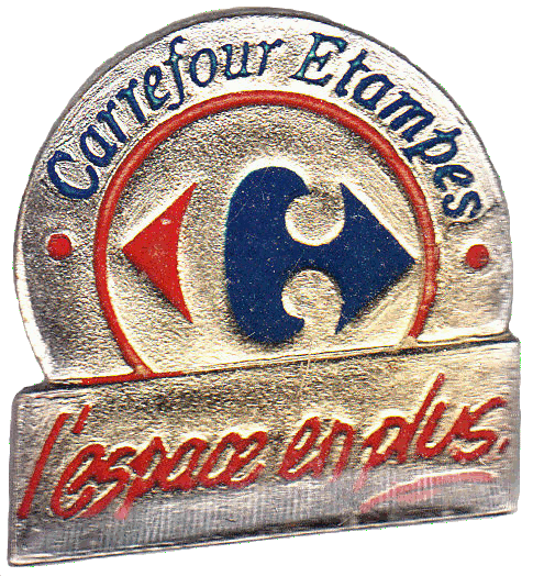 Pin's Carrefour d'Etampes (années 1990)