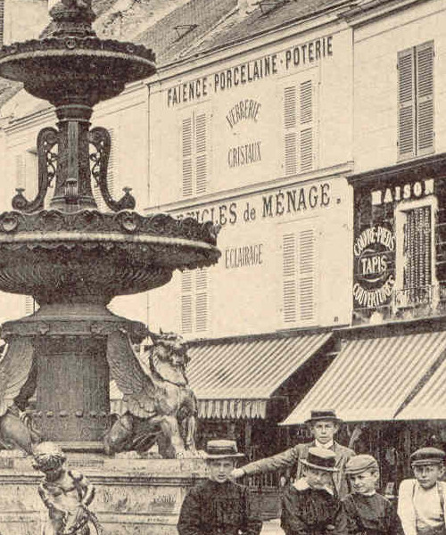 La boutique d'Henri Charpentier en 1908 (cliché ELD)