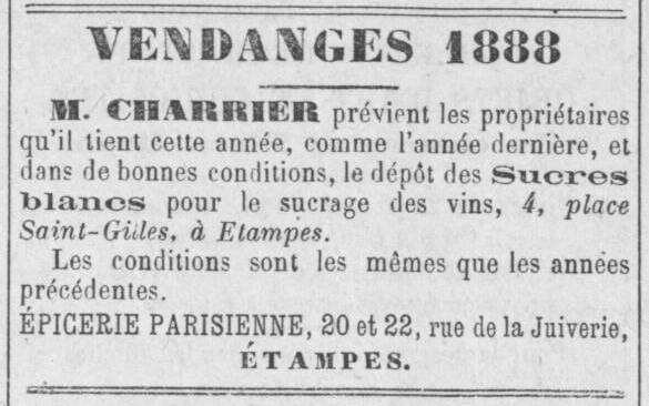 Réclame Charrier (1888)