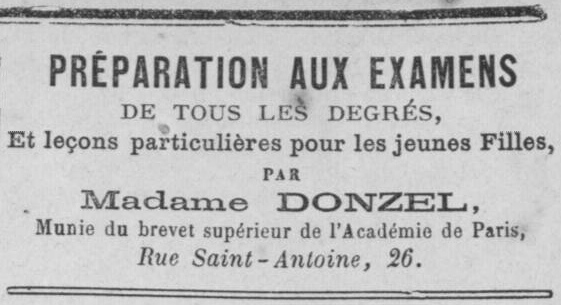 Réclame Donzel (1888)