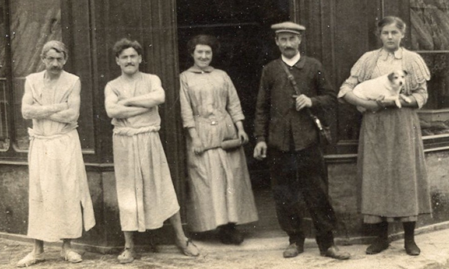 Augustin Laudinot et son personnel