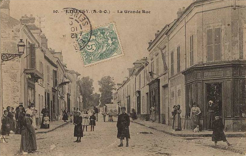 La boulangerie Laudinot vers 1907