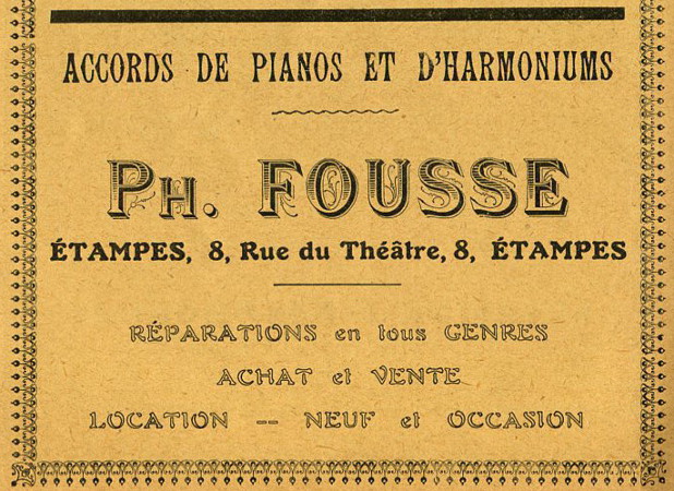 Réclame pour Ph. Fousse dans l'Almanach de 1913