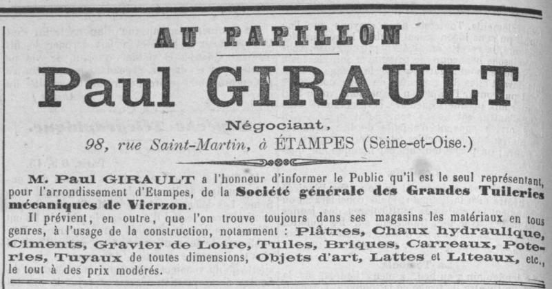 Réclame Girault (1888)