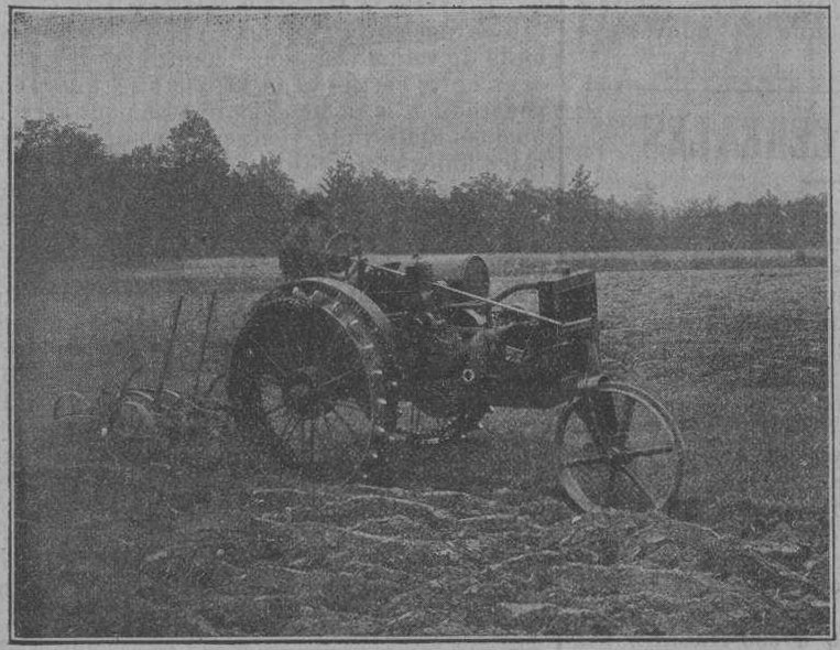 Tracteur Globe en vente au garage de Gustave Nabot (Abeille d'Etampes, 11 août 1917)