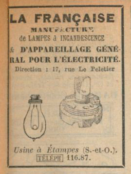 Réclame de 1901