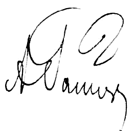 Signature de Saucier en 1851