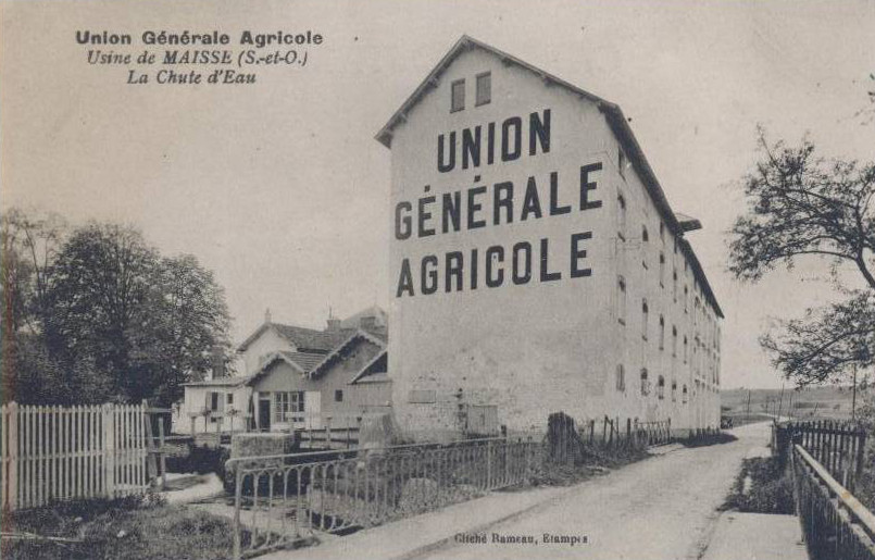 Usine de l'Union Générale Agricole de Maisse (clichés d'Eugène Rameau)