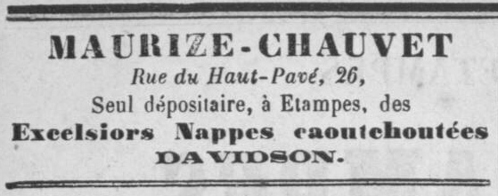 Réclame Maurize-Chauvet (1888)