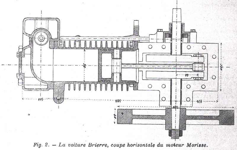 Moteur Brierre de la voiturette Brierre