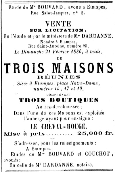 Vente de février 1886