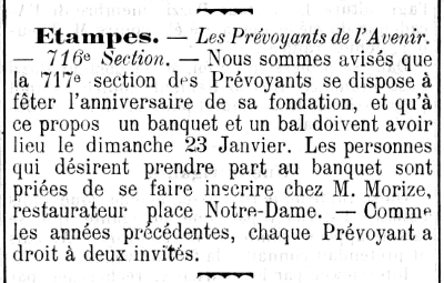 Abeille d'Etampes du 15 janvier 1898, p.2