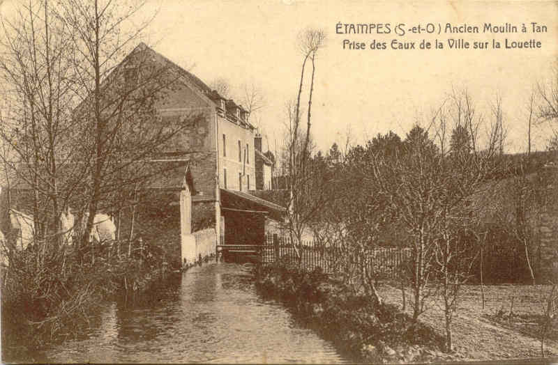 Le moulin à Tan en 1909 (cliché Garnier)