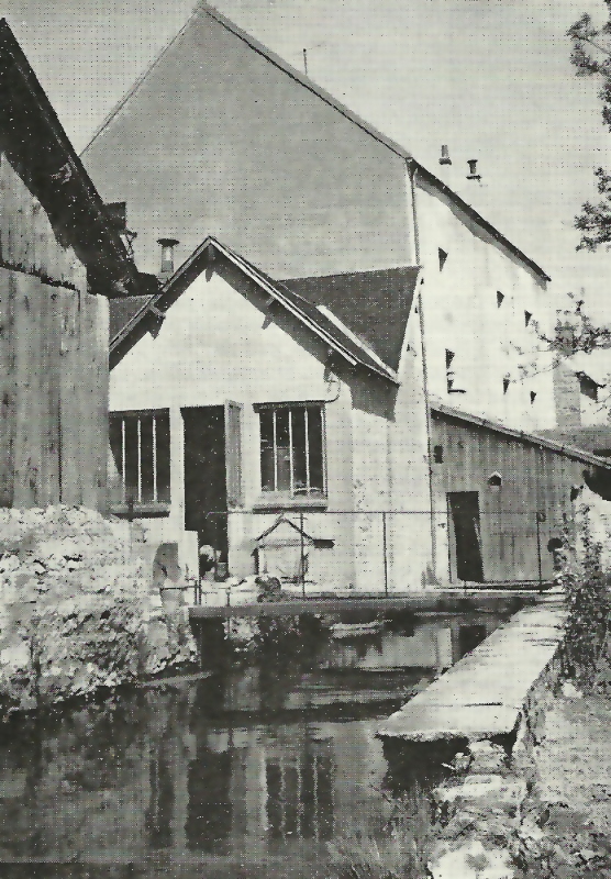 Le moulin à Tan en 1963 (Bulletin municipal)