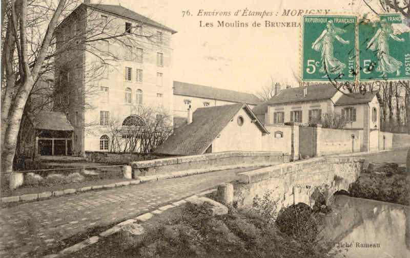 Le moulin de Brunehaut (carte postale Rameau n°76)