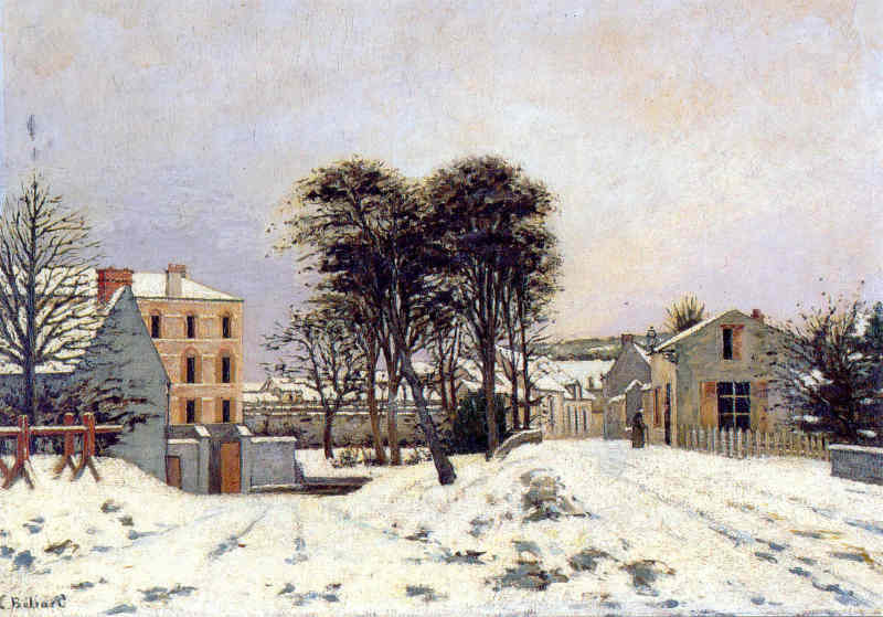 Edouard Béliard: Le moulin de Chauffour (huile sur toile, vers 1878, musée d'Etampes)