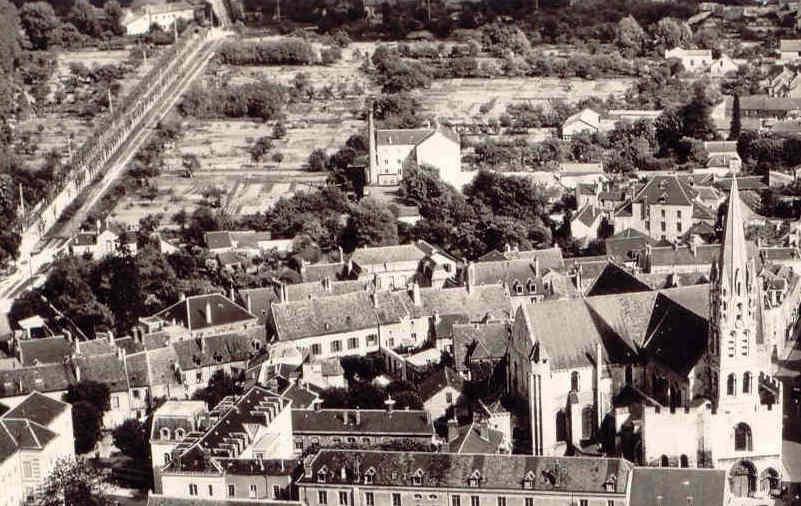 Le moulin de coquerive vu du ciel en 1951 (cliché de Roger Henrard)