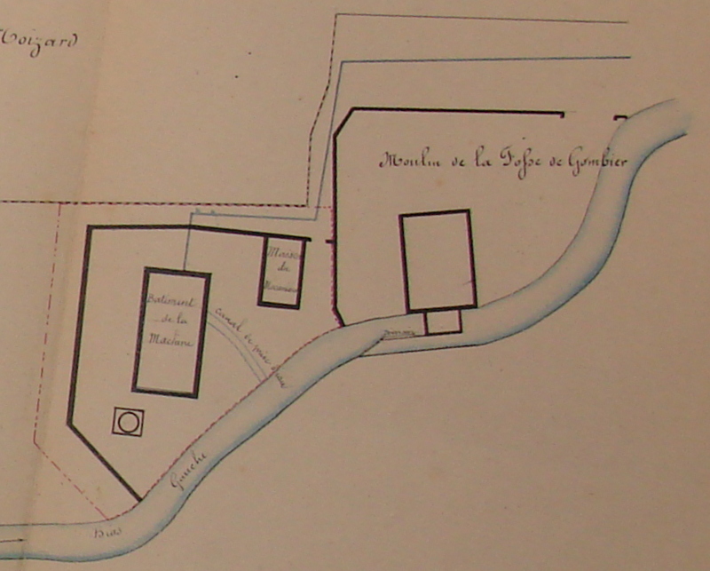 Prise d'eau installée en 1876 près du moulin