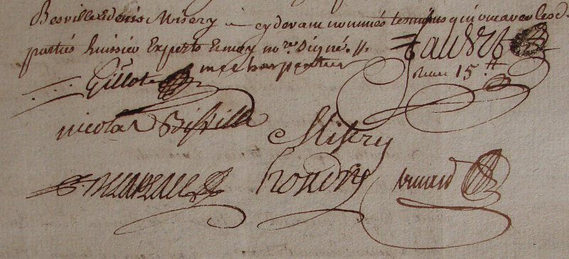 Signature du jeudi