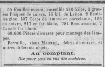 Annonce Moulin de l'Ouche (1888)