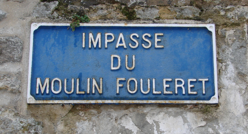 Impasse du Moulin-Fouleret (cliché Bernard Gineste, 2010)