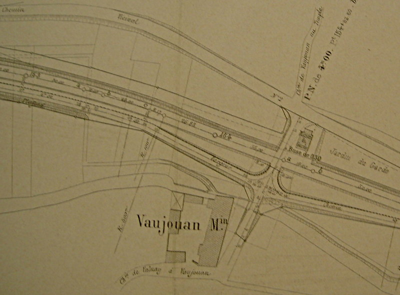 Le moulin de Vaujouan en 1887