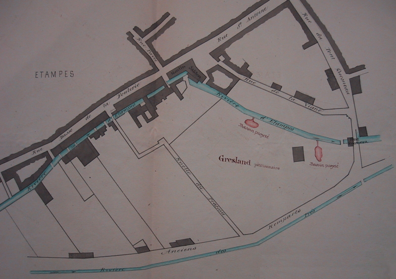 Plan de 1868 (cliché Frédéric Gatineau)