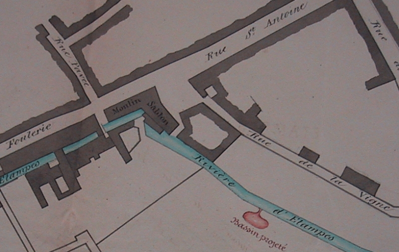 Plan de 1868 (cliché Frédéric Gatineau)