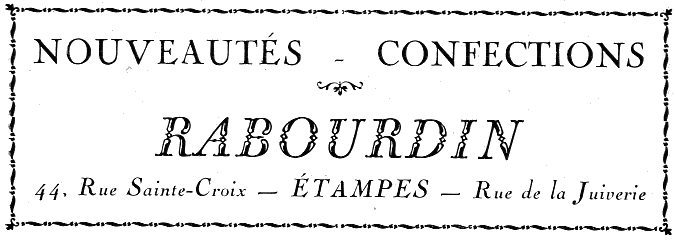 Rabourdin, confections