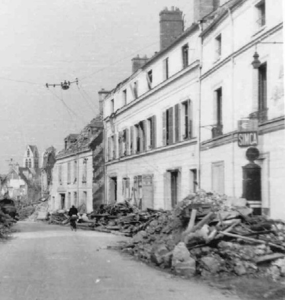 Aspect du garage en 1944 (cliché Rameau)