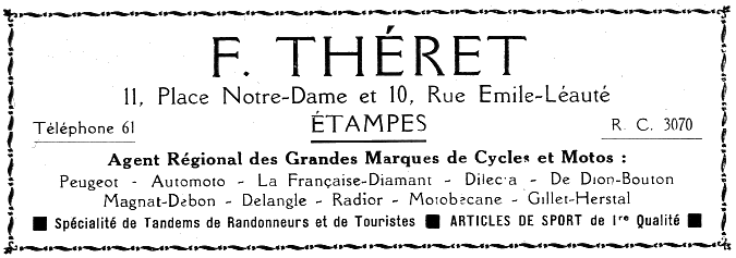 Théret, cycles et motos