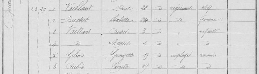 Recensement de 1886